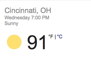 The great Ohio heat wave