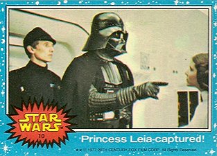 Star Wars cards, circa 1977